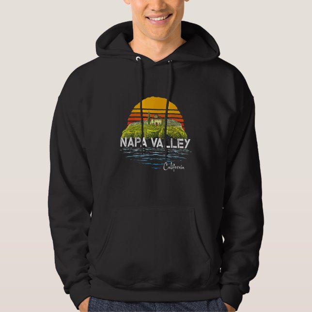 Veste À Capuche Vintage Napa Valley   Winery California Souvenir (Devant)