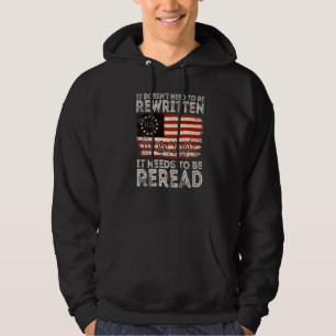 Veste À Capuche Vintage Nous Le Peuple 1776 États-Unis Drapeau 4 j