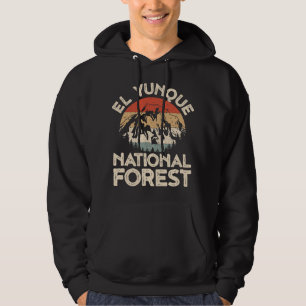 Veste À Capuche Vintage Rétro Forêt Nationale El Yunque Porto Rico
