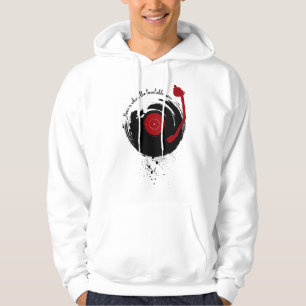 Veste À Capuche Vinyl Records Home Est Où Le Tourne-disque Spins