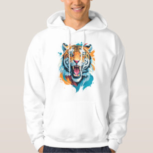 Veste À Capuche Visage de tigre torride