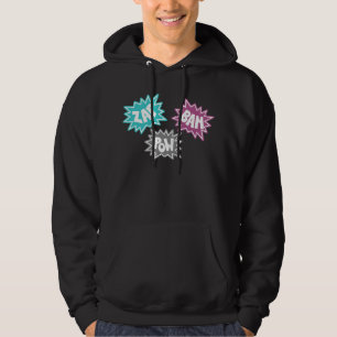 Veste À Capuche VLAN prisonnier de guerre FX sain comique - rose