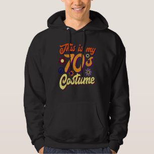 Veste À Capuche Voici Mon Costume les années 70 1970 Hippie Vintag