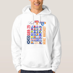 Veste À Capuche Voile nautique de la Grande-Bretagne de drapeaux