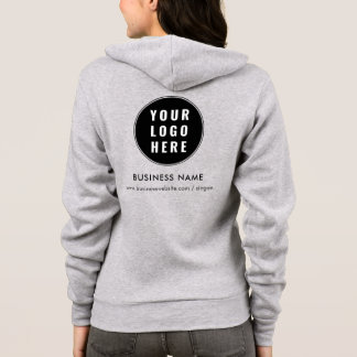 Veste À Capuche Votre logo d'entreprise Employés d'entreprise Swag