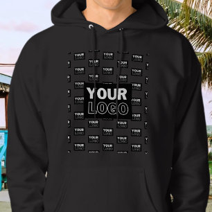 Veste À Capuche Votre logo et votre logo de répétition Arrière - p