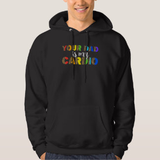 Veste À Capuche Votre papa est mon léopard de cardio Femmes Filles
