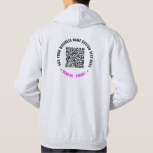 Veste À Capuche Votre sweat-shirt d'entreprise personnalisé avec Q