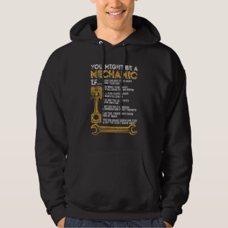 Veste À Capuche Vous êtes peut-être un mécanicien si Hommes méca