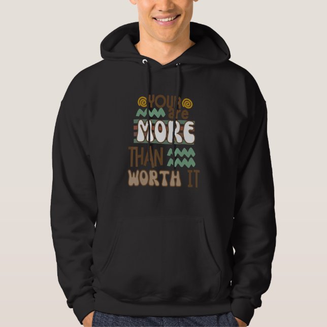 Veste À Capuche Vous êtes plus que digne (Devant)