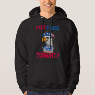 Veste À Capuche Vous Libérez Ce Soir Merica Eagle Mullet 4 juillet