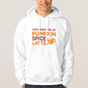 Veste À Capuche Vous M'Avez Eu Au Citrouille Spice Latte