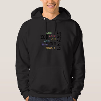 Veste À Capuche Vous vivez Amour pleurer Perdez Sang pleurer Vous 