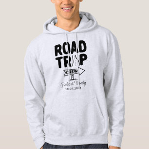 Veste À Capuche Voyage sur route de famille personnalisée n'import
