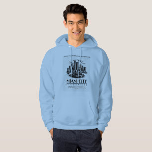 VESTE À CAPUCHE VUE CÔTIÈRE DE MIAMI