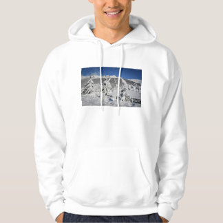 Veste À Capuche Vue de station de sports d'hiver de Catedral dans
