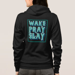 Veste À Capuche Wake Slay Prière Christian Daily Mission