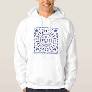 Veste À Capuche Warli Art Indian Tribal Illustration