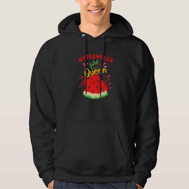 Veste À Capuche Watermelon Queen  Women Fruit Watermelon (Devant)