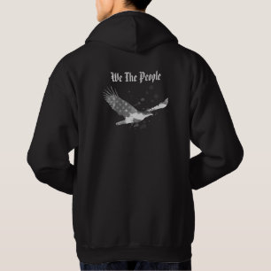 Veste À Capuche *~* We People USA Flag Eagle American Black