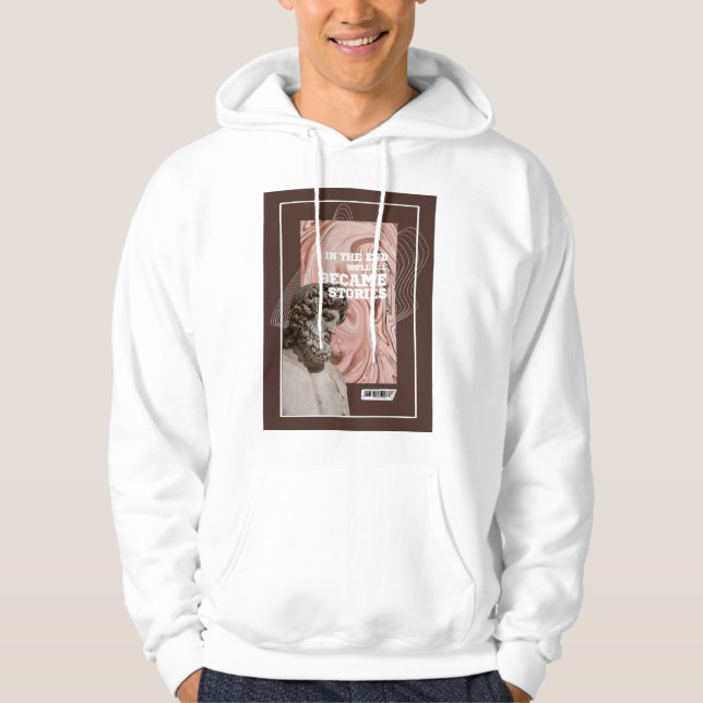 Veste À Capuche  We'll All Become Stories Typography hoodie  (Devant)