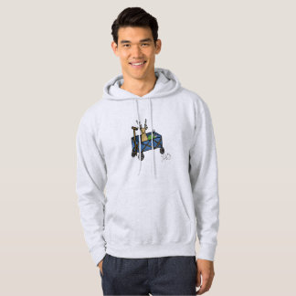 Veste À Capuche Whimsical Deer Camping Hoodie – “Deer in a Wagon”
