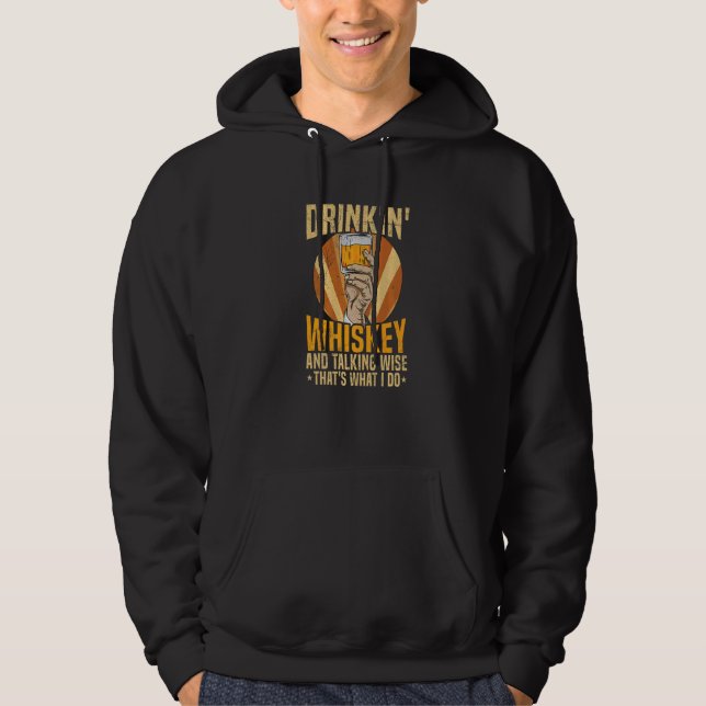 Veste À Capuche Whiskey Bourbon Collector for a Bourbon Expert   (Devant)