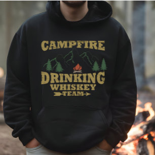 Veste À Capuche Whiskey cite d'amusants propos de campeurs de camp
