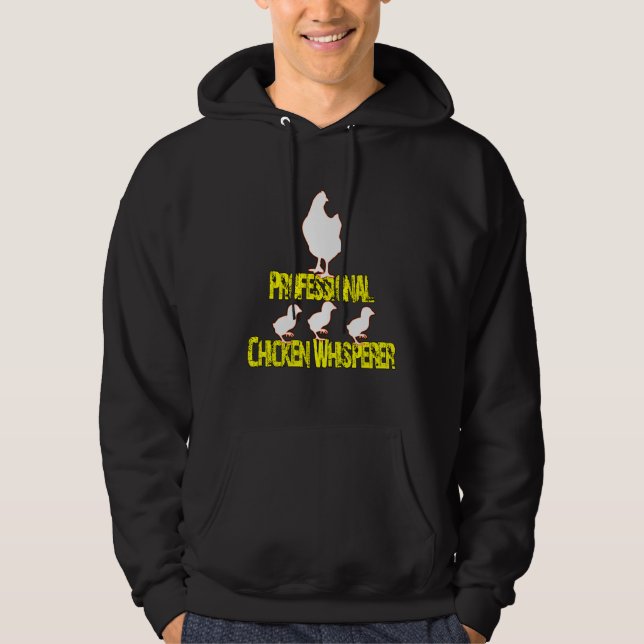 Veste À Capuche Whisperer de poulet professionnel (Devant)