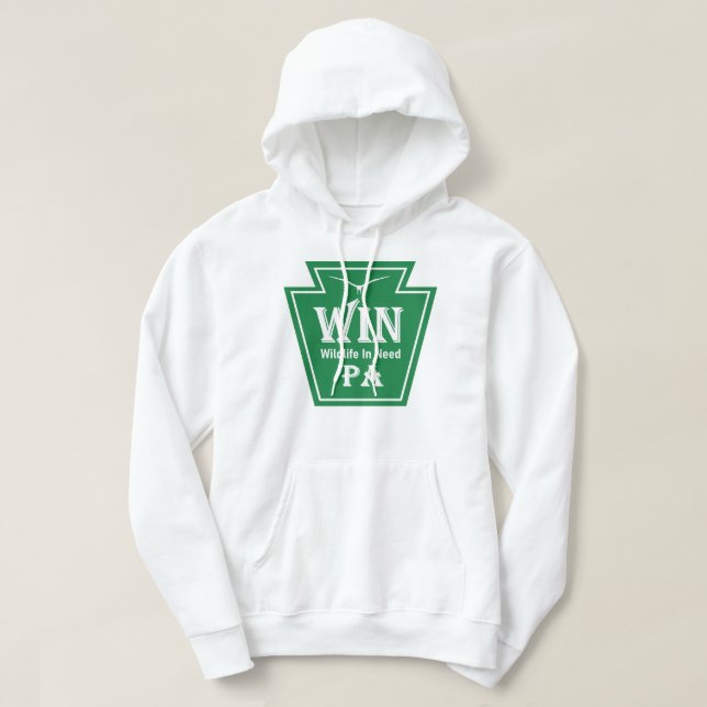 Veste À Capuche WIN logo hoodie (Design devant)