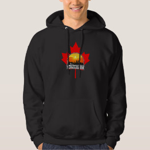 Veste À Capuche Winnipeg Canada Maple Leaf Canadien City Skyline S