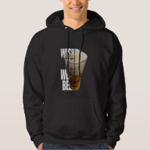Wish You Were Beer" Funny Beer Pun Design