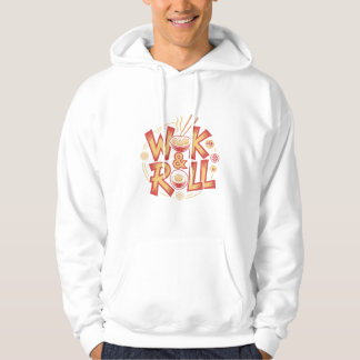 Veste À Capuche Wok & Roll Dim Sum Asian Cuisine Vintage Retro Foo
