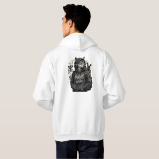 Veste À Capuche Wolf Back School Streetwear Hoodie