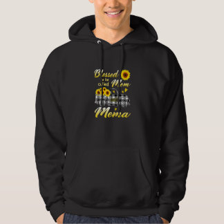 Veste À Capuche Womens Blessed To Be Called Mom And Mema Sunflower