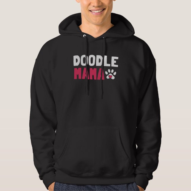 Veste À Capuche Womens Doodle Mama Labradoodle Goldendoodle (Devant)