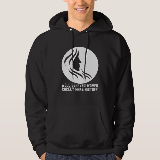 Veste À Capuche Women's History Month  Quotes Cute Family (Devant)
