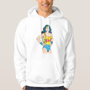 Veste À Capuche Wonder Woman   Pose Vintage avec Lasso