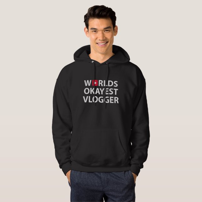 Veste À Capuche World Okayest Vlogger (Devant entier)
