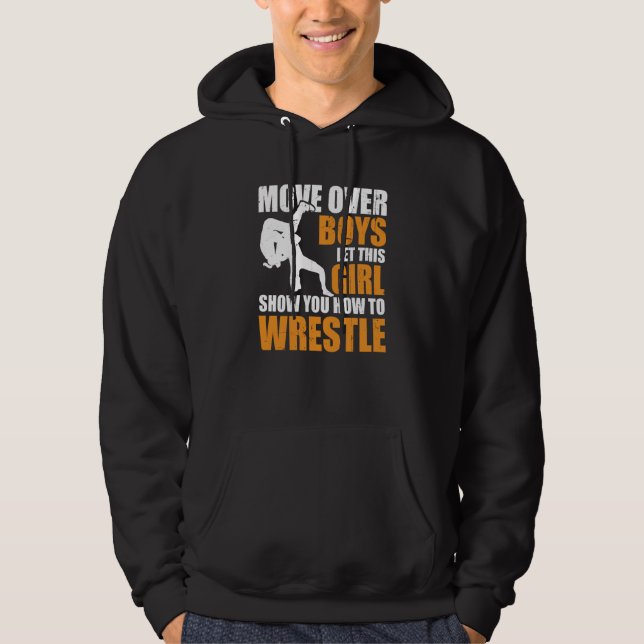 Veste À Capuche Wrestler Wrestle Move Over Boys Wrestling (Devant)