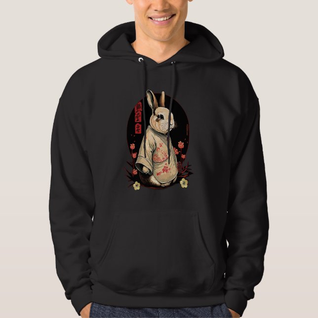 Veste À Capuche Year Of The Rabbit 2023 Chinese New Year 2023 (Devant)
