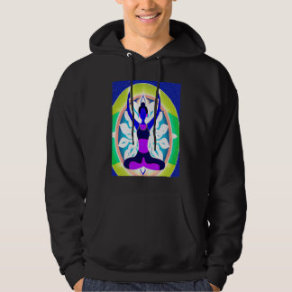 Veste À Capuche Yoga Fille Femelle Salutation Solaire Méditation C