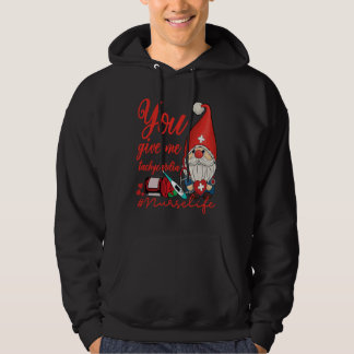 Veste À Capuche You Give Me Tachycardia ICU Nurse Life Valentines