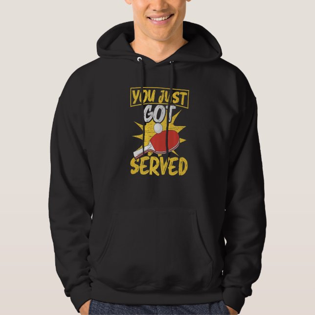 Veste À Capuche You Just Got Served Table Tennis Player Premium (Devant)