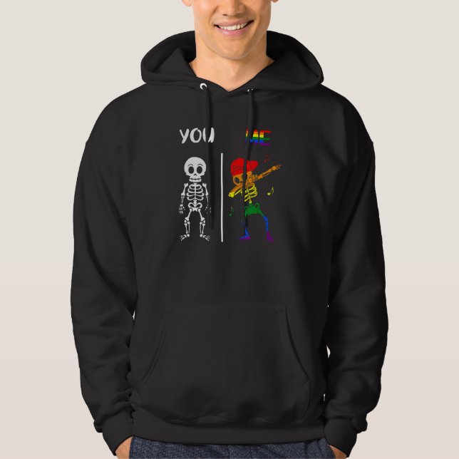 Veste À Capuche You Me Soutenez Lgbt Rights Human Pride Equality P (Devant)