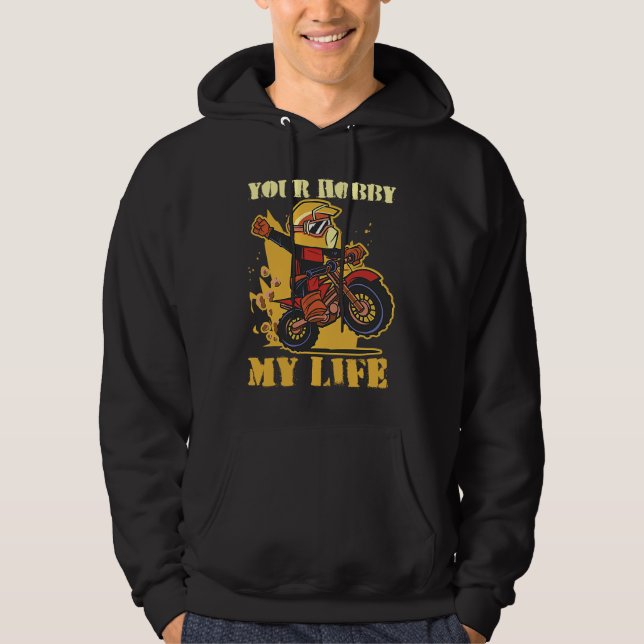 Veste À Capuche Your Hobby My Life Enduro Motocross (Devant)