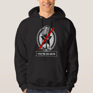 Veste À Capuche You're on mute  You are on mute Vintage Retro Mens