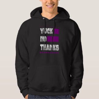 Veste À Capuche Yuck No Thanks Ace Symbole de la fierté sexuelle A