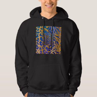 Veste À Capuche Zebra Panther Cheetah Animal Safari Imprimer