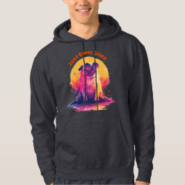 Veste À Capuche Zero Barks Given | Funny Retro Pug Men Hoodie